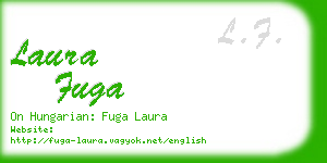 laura fuga business card